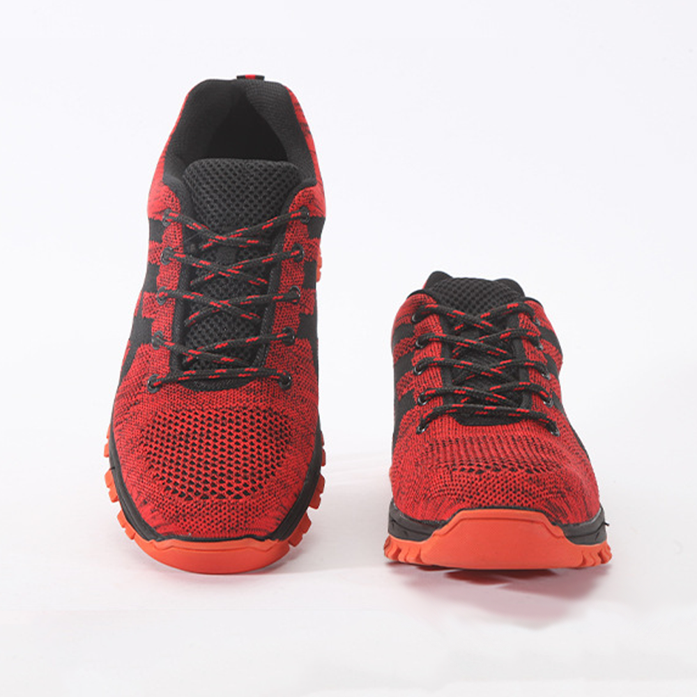 Fortanox™ | Herre Arbejdssko med Ståltå | Sporty Sikkerhedssko med Skridsikker Sål, Kevlar Mellemsål og Åndbart Mesh