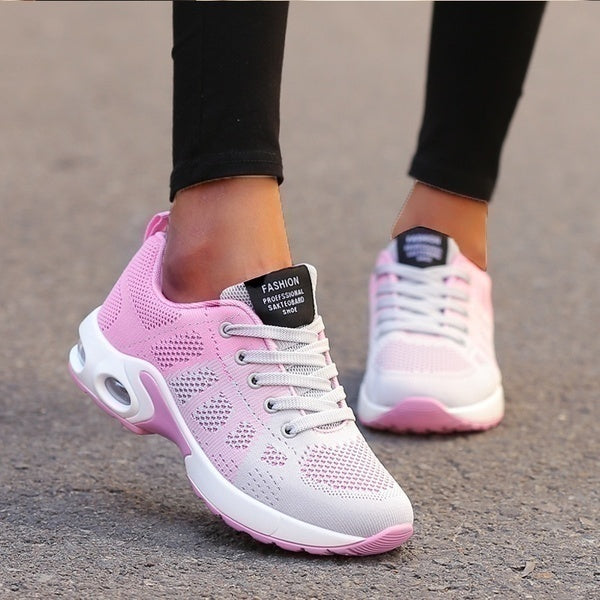 Eloura | Åndbare Dame Sneakers Med Forhøjet Sål
