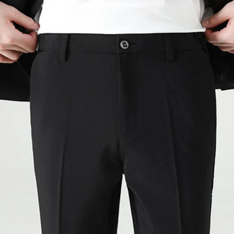 Fiorenza™ | Herre To-Delte Sommer Sæt med Blazer og Bukser | Let Smart Casual Sæt med Trekvartærmer og Elastisk Talje