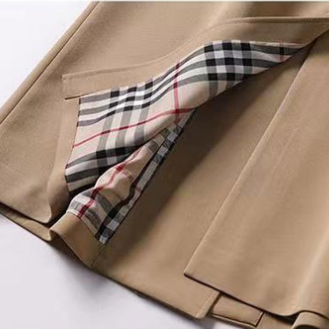 Ella™ | Elegant Damer Trenchcoat med Justerbar Pasform og Vandafvisende Beskyttelse