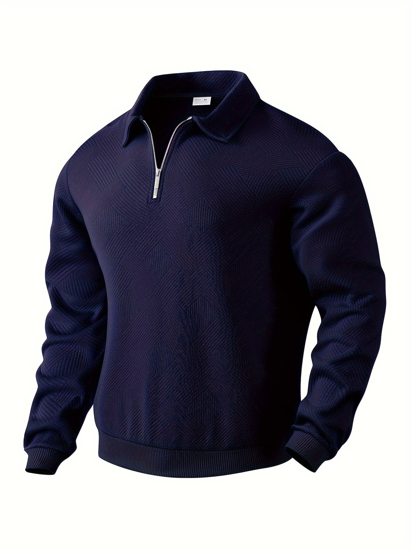 Mathéo™ | Herre Half-Zip Polo med Lange Ærmer og Moderne Stil