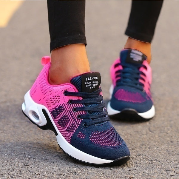 Eloura | Åndbare Dame Sneakers Med Forhøjet Sål
