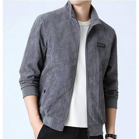 Alaric™ | Varm Mændjakke i Fløjl med Fleecefor og Tidløst Design