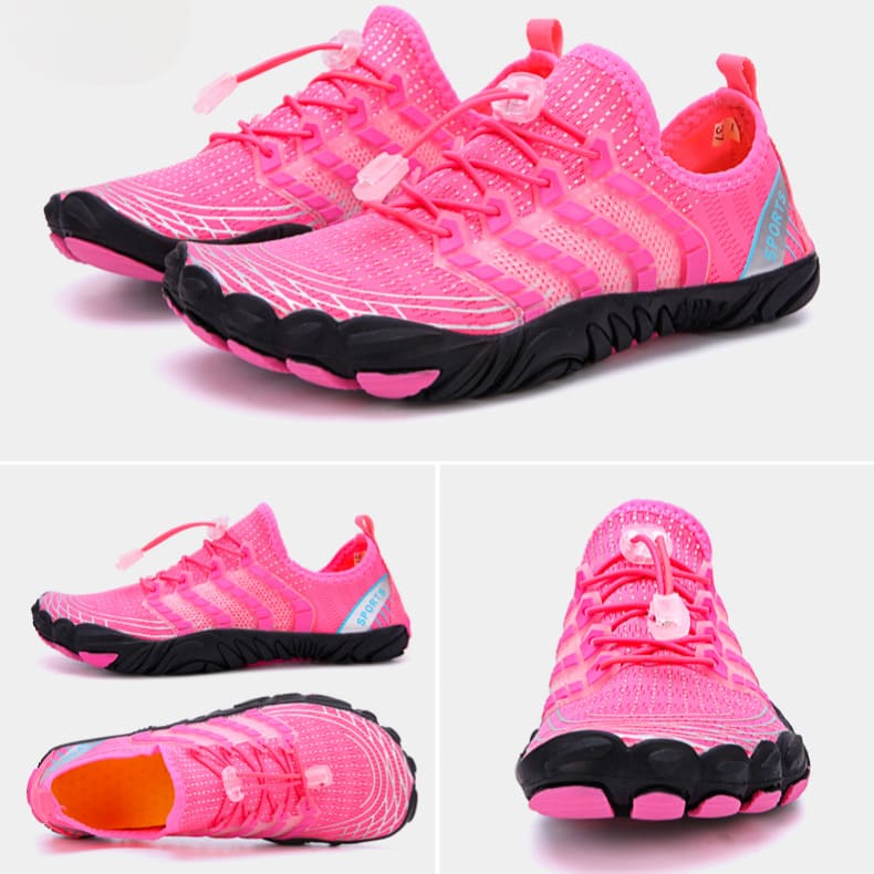 Veyla | Skarp Pink Barefoot Sportssko til Damer