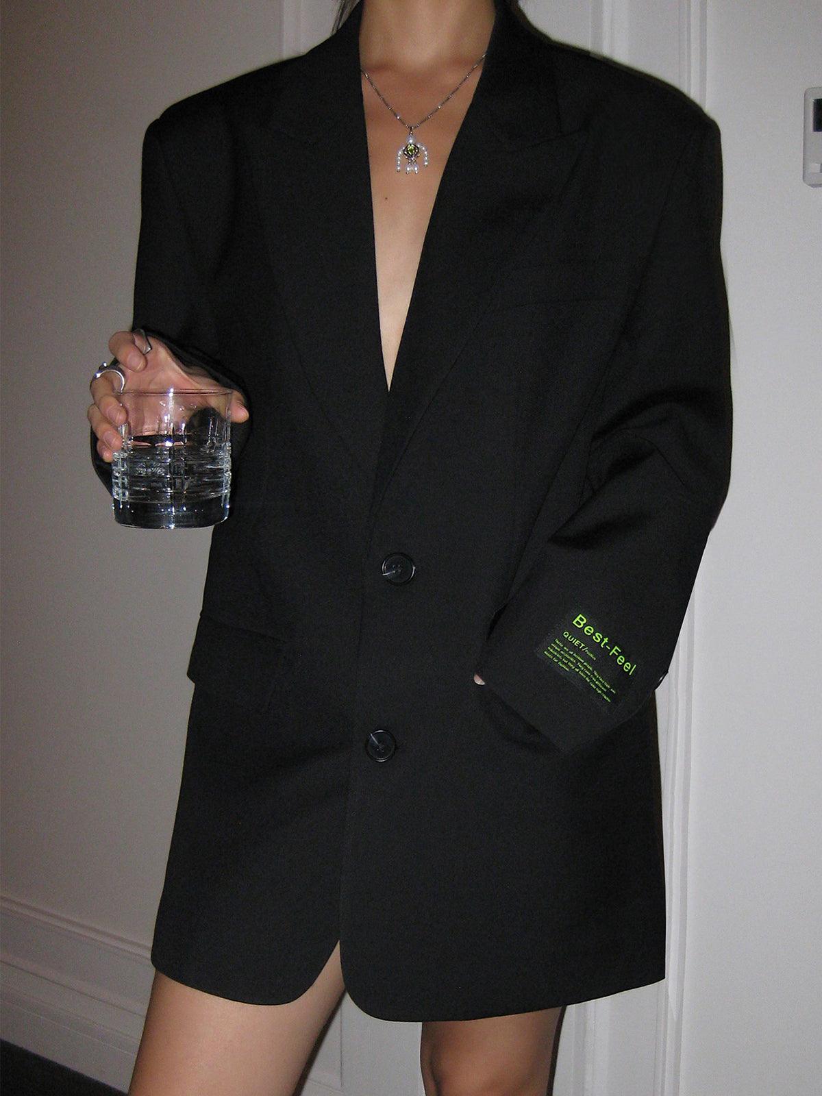 Marisse | Mørkegrå Oversized Blazer