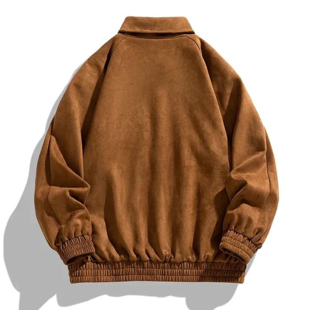 Vito™ | Oversized Ruskindsbomberjakke Herrer | Vintage