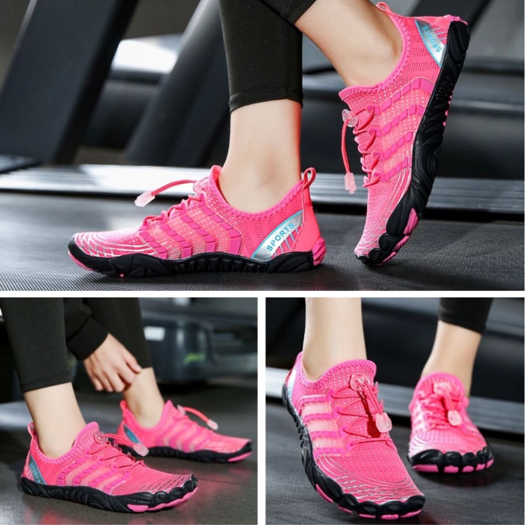 Veyla | Skarp Pink Barefoot Sportssko til Damer