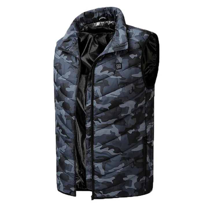 ThermoBlaze™ | Unisex Opvarmet Vest Med USB-Tilslutning Og 3 Varmeindstillinger | Vandafvisende Let Elektrisk Vest Til Udendørsbrug