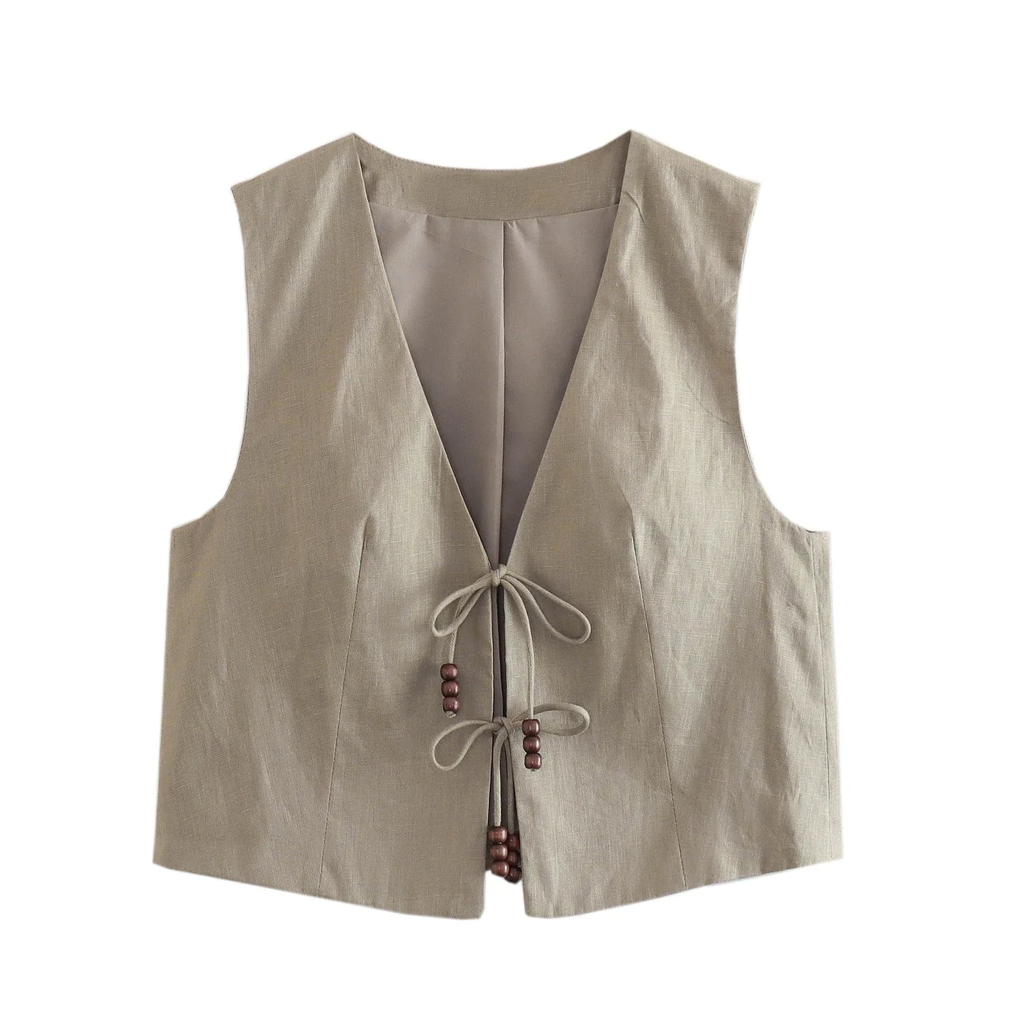 Aluna | Linnedlook Sommervest Damer