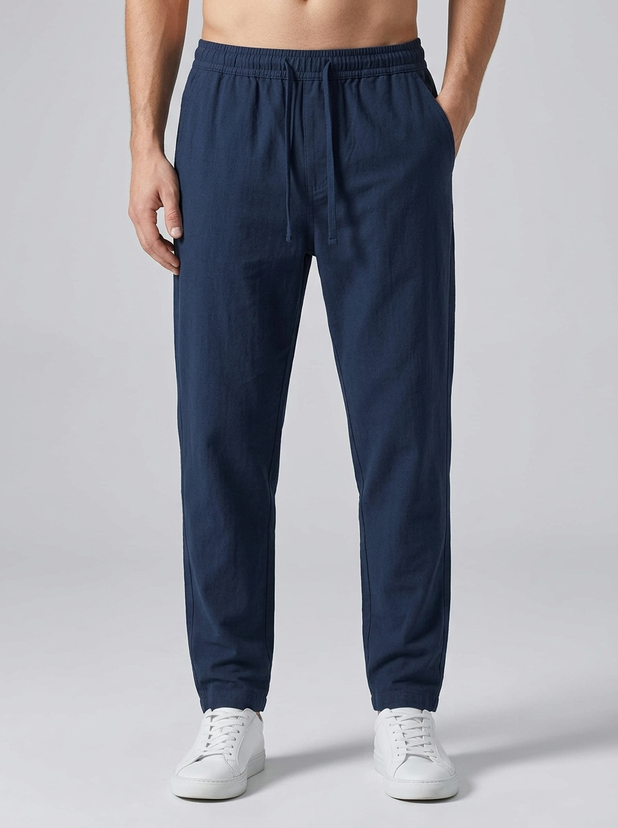 Elvano | Lette Linnedbukser Med Afslappet Pasform