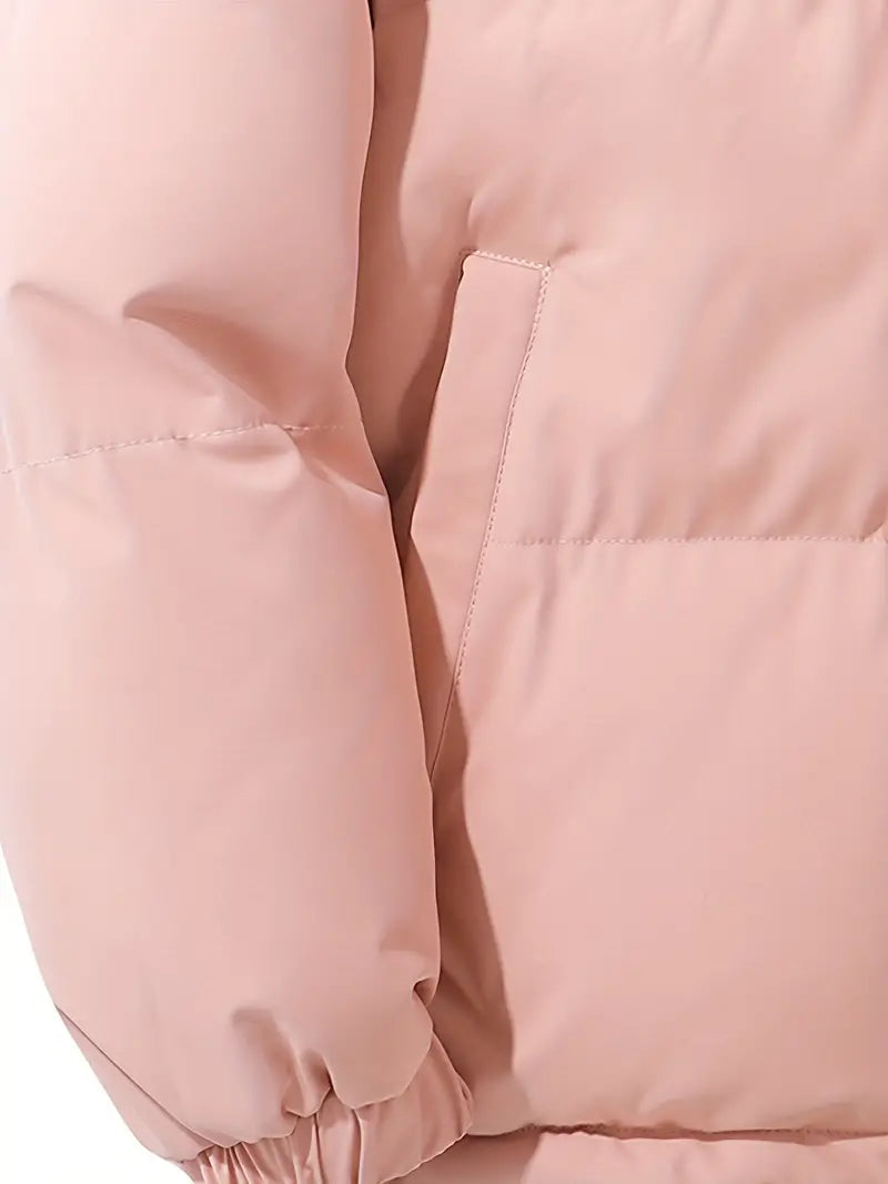 Mariette™ | Luksuriøs Foret Damer Vinterjakke med Hætte og Tidløst Design