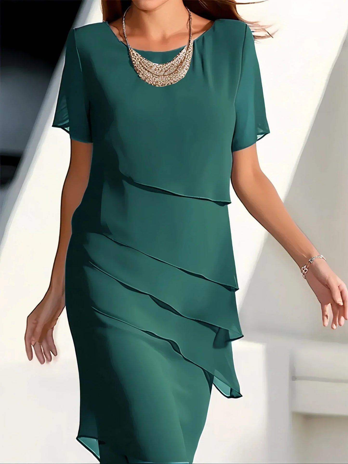 Emma™ | Damer Elegant Cocktailkjole med Tidløst Design for Komfort og Stil