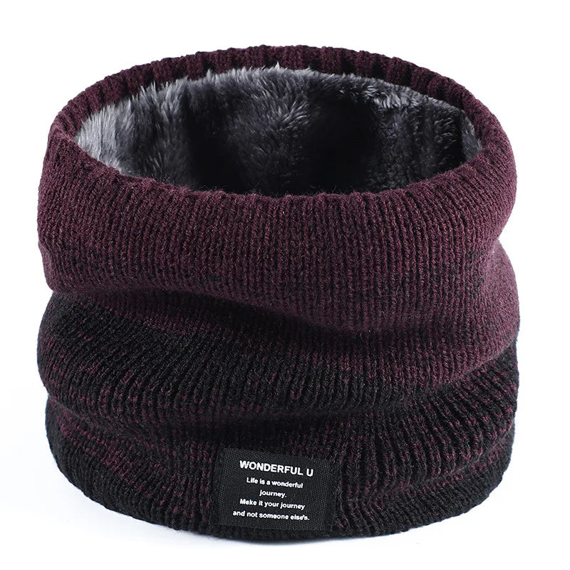 Levant™ | Strikket Varm Vinter Halsvarmer med Fleece og Cashmerefor
