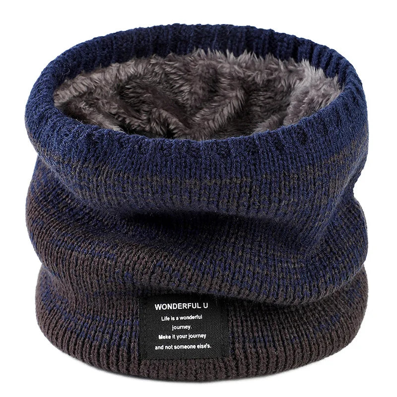 Levant™ | Strikket Varm Vinter Halsvarmer med Fleece og Cashmerefor