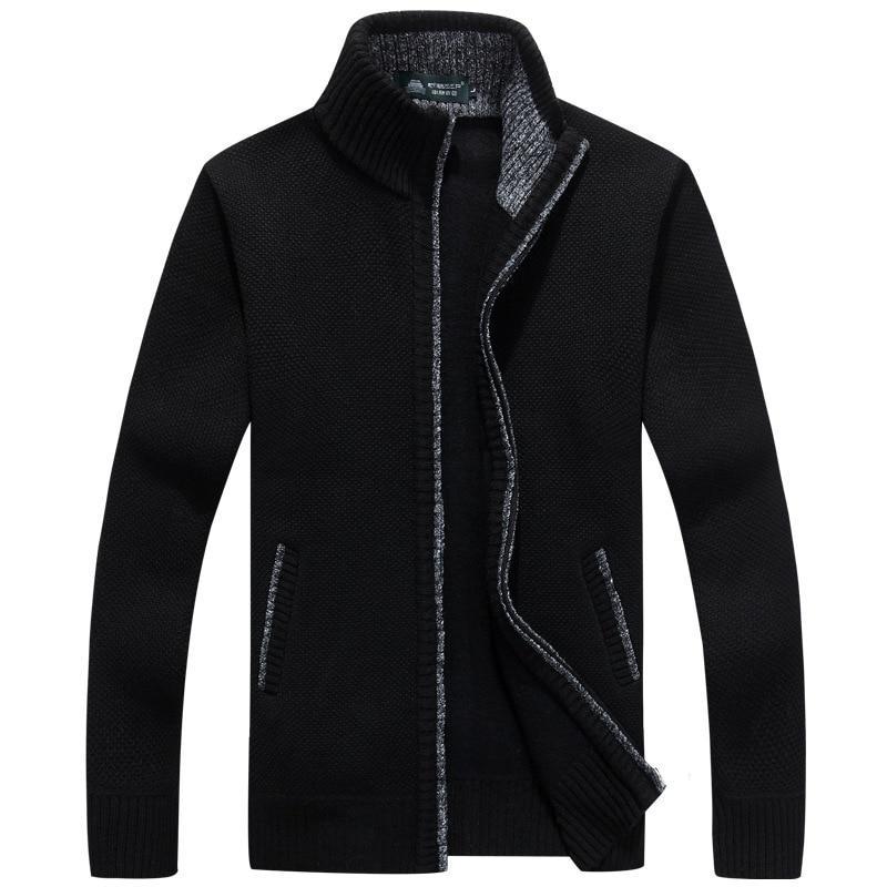 Hugo | Strikket Cardigan med Fleecefor Herre