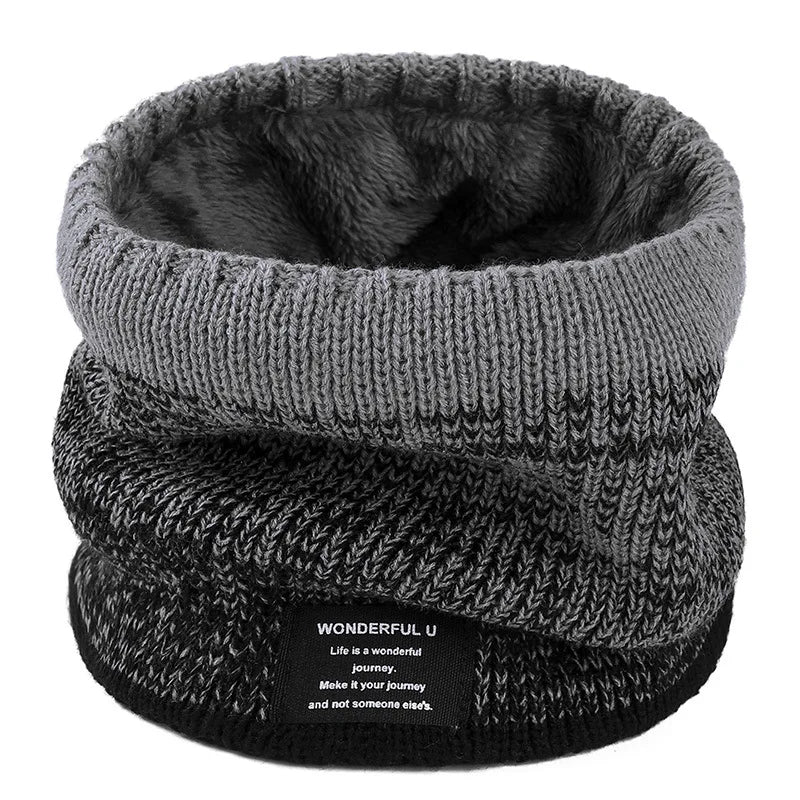 Levant™ | Strikket Varm Vinter Halsvarmer med Fleece og Cashmerefor