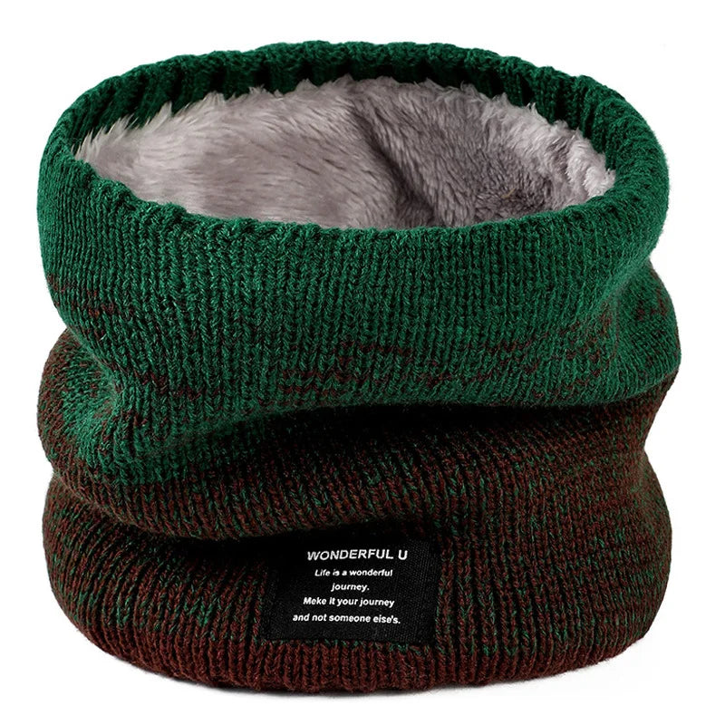 Levant™ | Strikket Varm Vinter Halsvarmer med Fleece og Cashmerefor