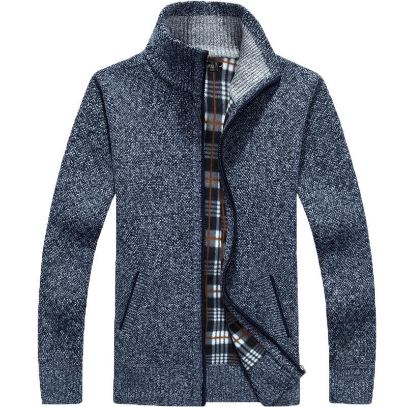 Hugo | Strikket Cardigan med Fleecefor Herre