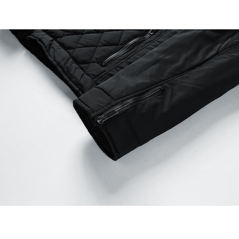 Adrien™ | Herrer Casual Jakke med Ståkrave og Klassisk Rudemønster i Moderne Komfort