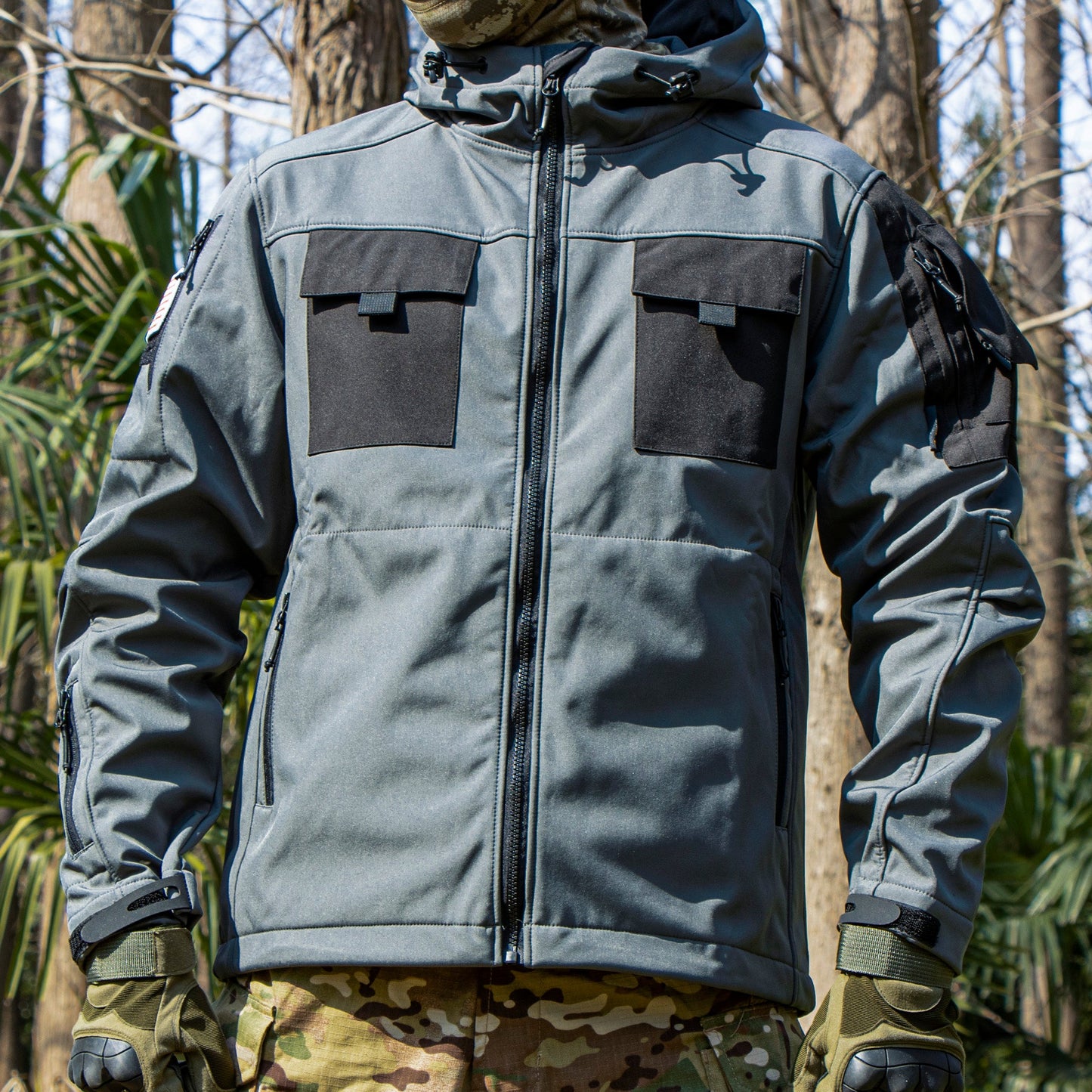 Sentinel | Taktisk Softshell Jakke med Kontrastpaneler