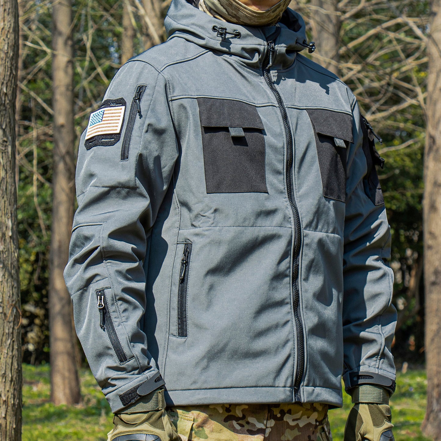 Sentinel | Taktisk Softshell Jakke med Kontrastpaneler