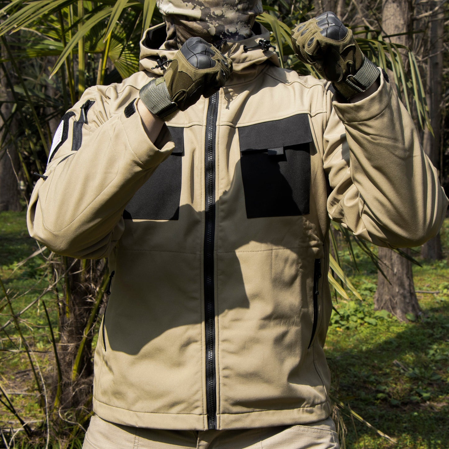 Sentinel | Taktisk Softshell Jakke med Kontrastpaneler