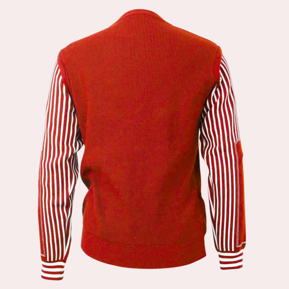 Adrien | Rød Slim-Fit Herretrøje