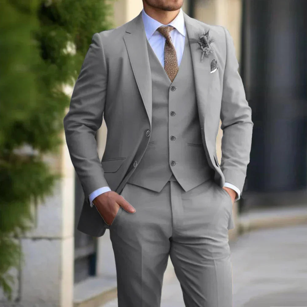 Valentin | 3-Dele Slim Fit Jakkesæt Herrer