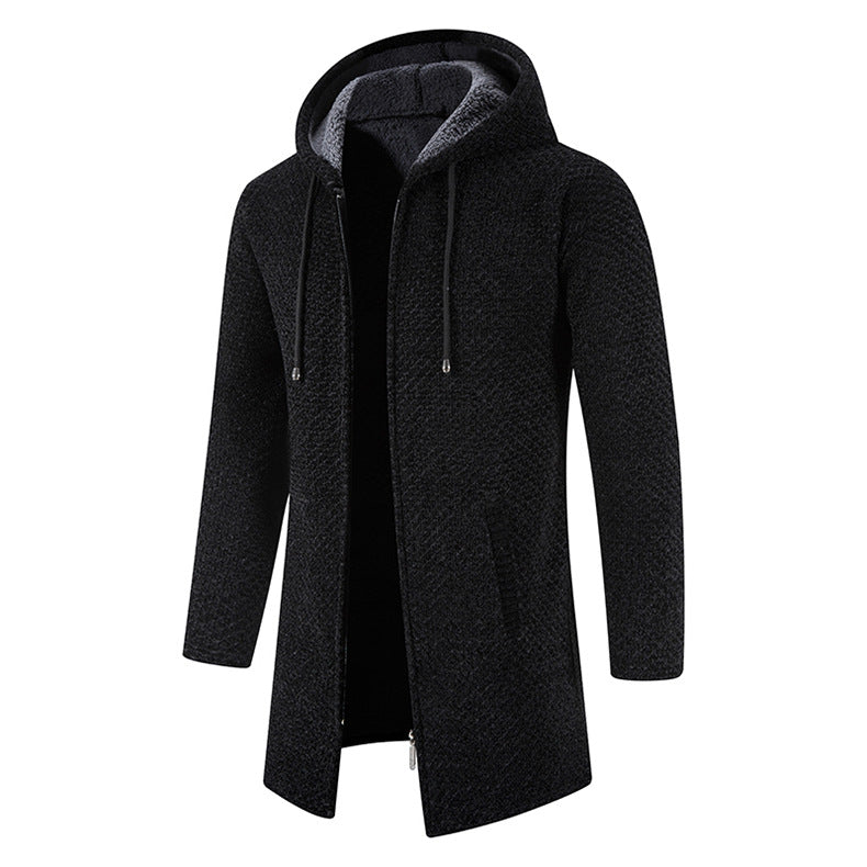 Elric | Strikket Lang Hoodie-Jakke