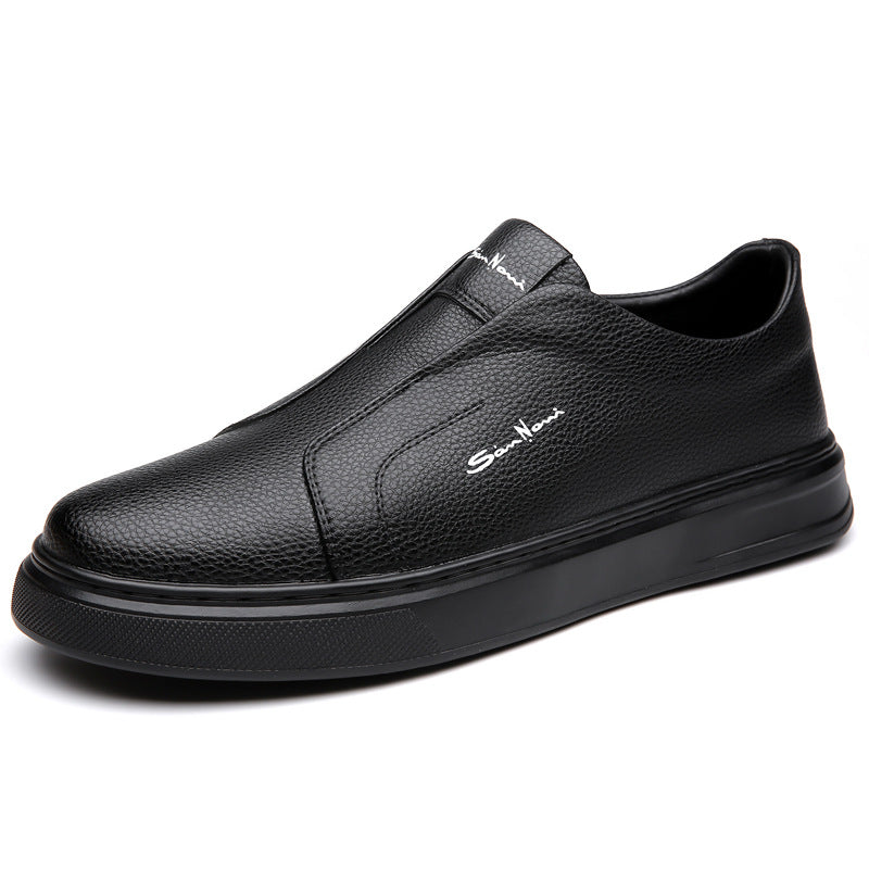 Arlen | Herre Slip-On Sneakers | Slip‑On Sko | Kunstlæder & Elastiske Sider | Komfortabel & Skridsikker