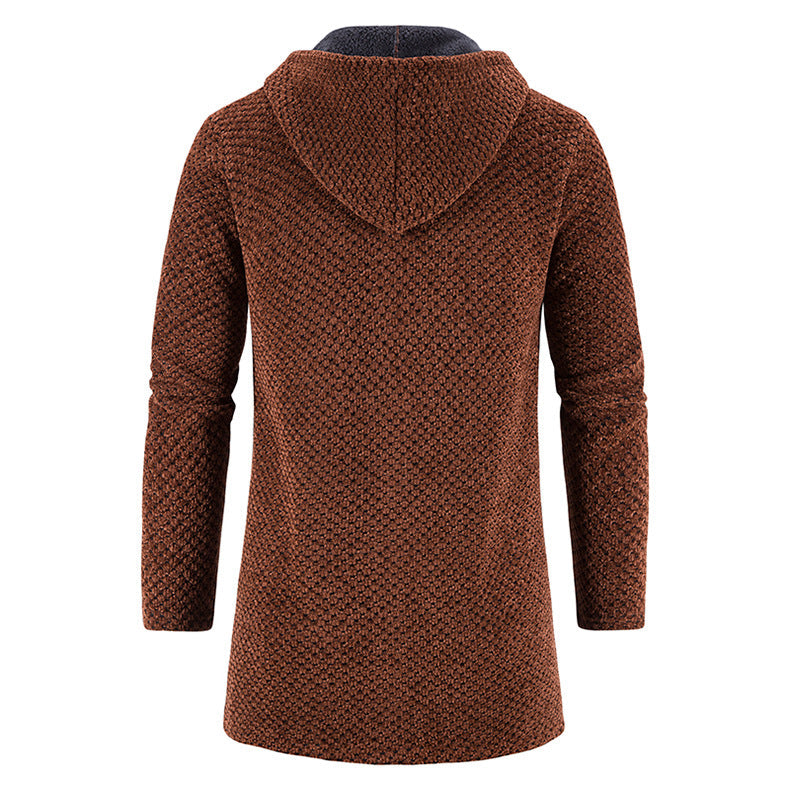 Elric | Strikket Lang Hoodie-Jakke