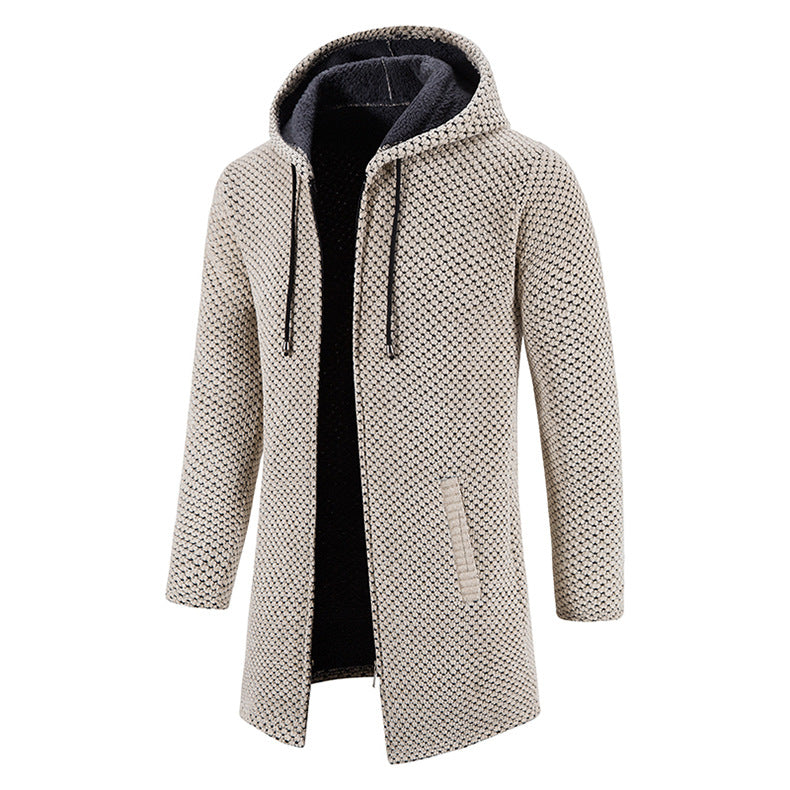 Elric | Strikket Lang Hoodie-Jakke