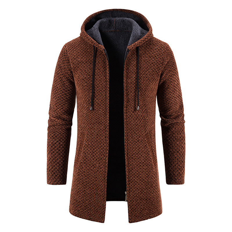 Elric | Strikket Lang Hoodie-Jakke