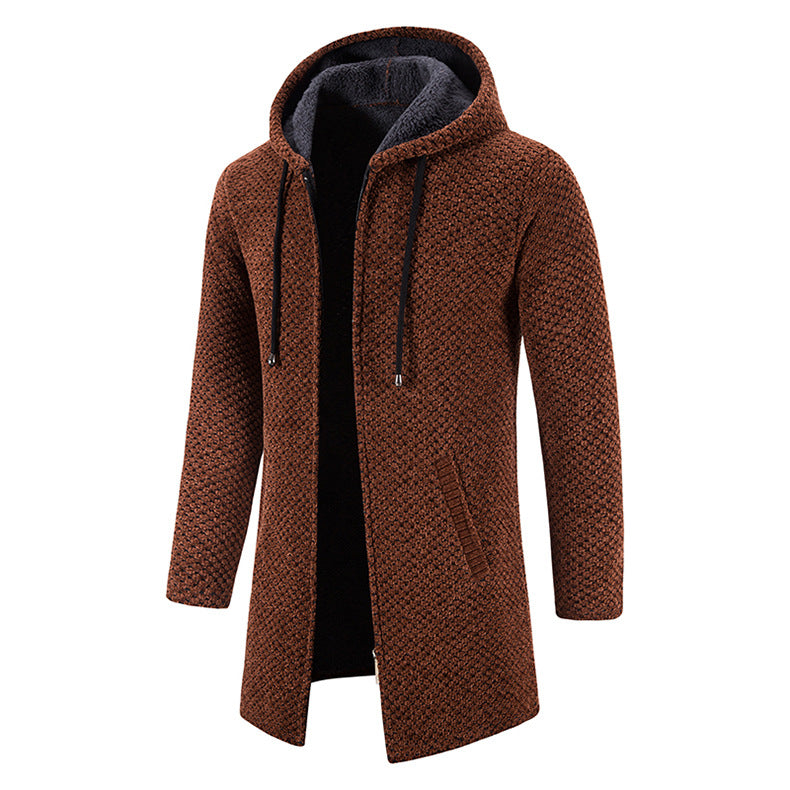 Elric | Strikket Lang Hoodie-Jakke