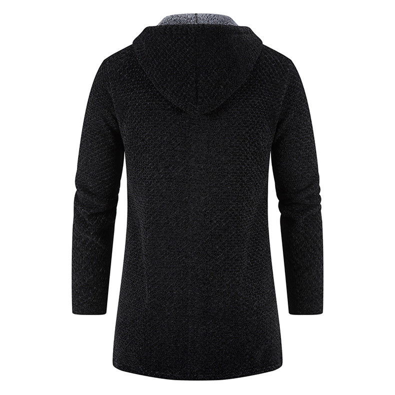 Elric | Strikket Lang Hoodie-Jakke