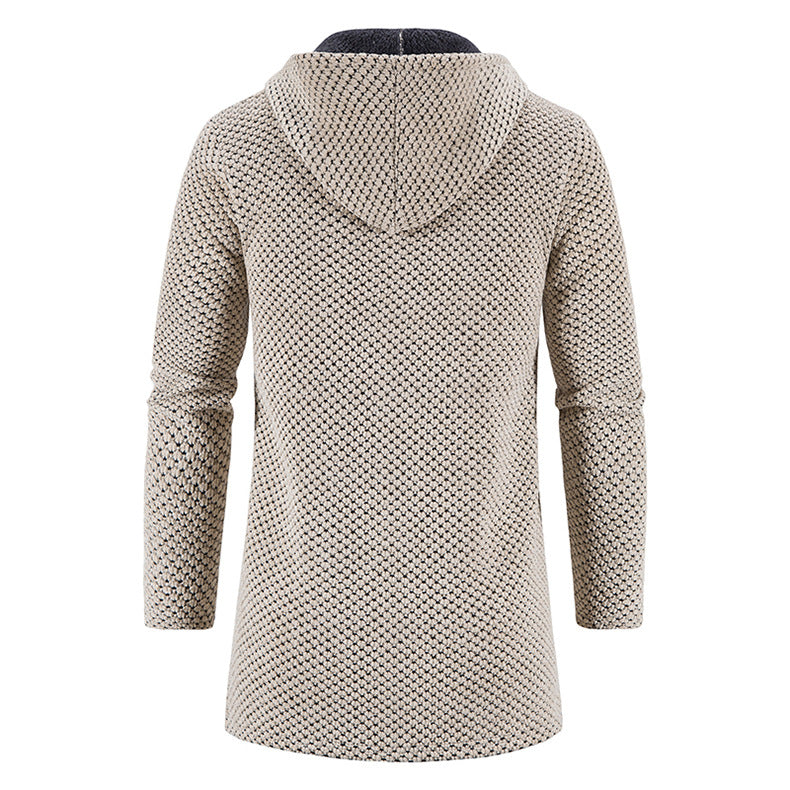 Elric | Strikket Lang Hoodie-Jakke