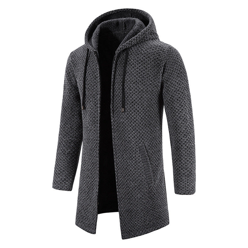Elric | Strikket Lang Hoodie-Jakke