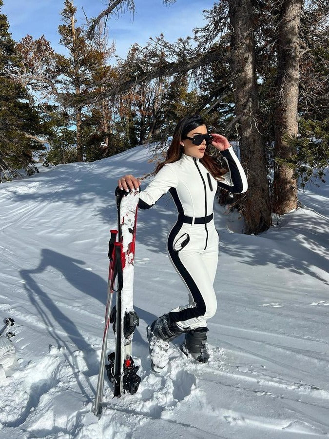 Elowyn™ | Damer Ski Jumpsuit | Vandafvisende, Slankende og Stilfuld til Vinterferie