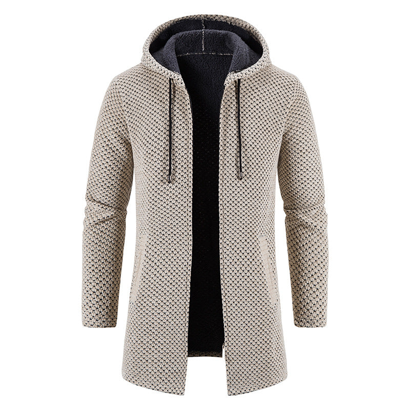Elric | Strikket Lang Hoodie-Jakke