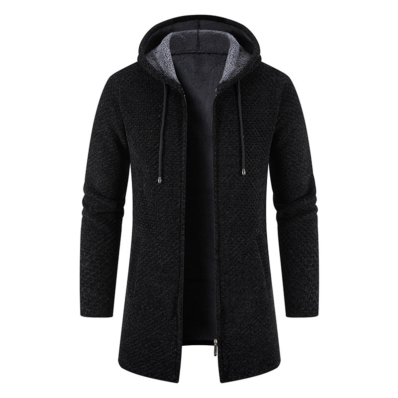 Elric | Strikket Lang Hoodie-Jakke