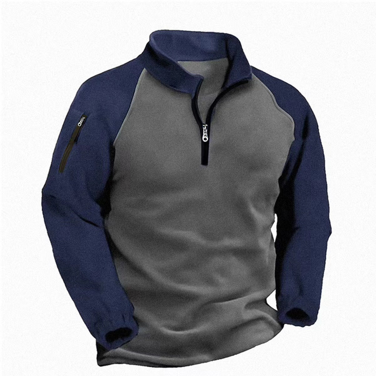 Hugo | Fleece Trøje Quarter Zip Herrer
