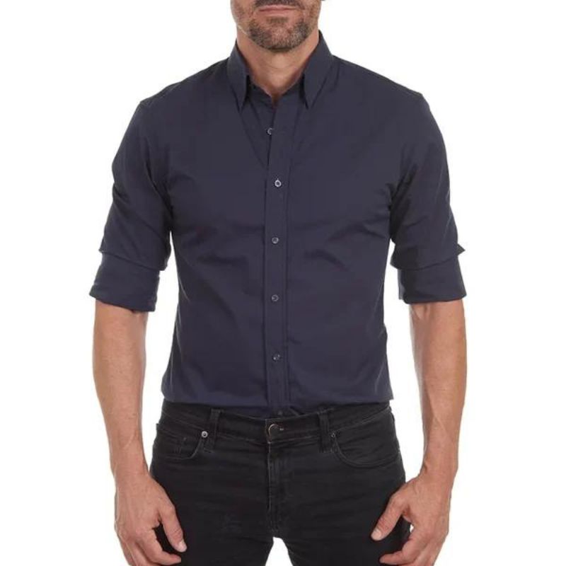 Roberto™ | Krølfri Skjorte med Lynlås til Den Moderne Mand