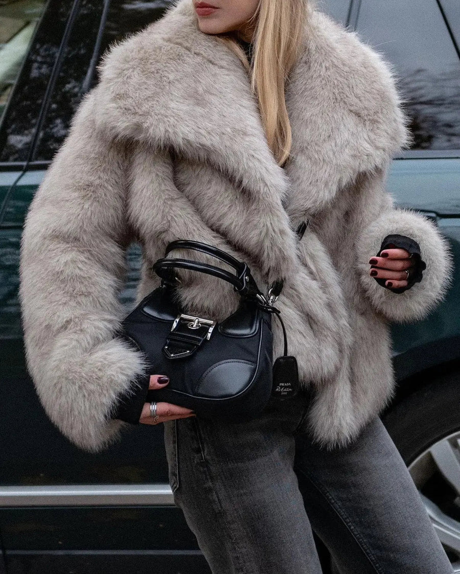 Alverie | Faux Fur Jakke