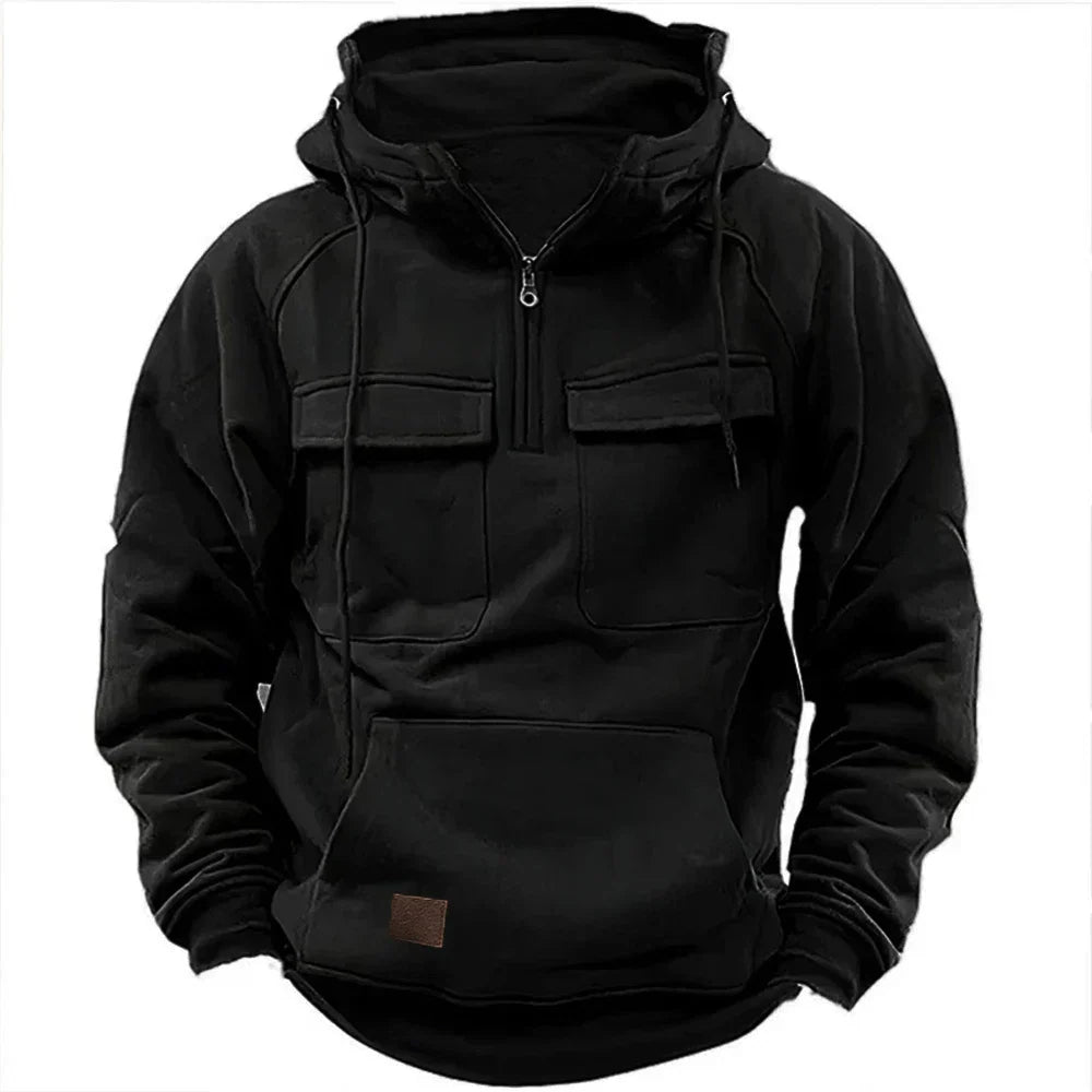 Dravien | Herre Utility Hoodie med Lommer