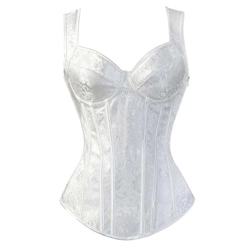 Bellatrix™ | Damer Korselettop med Støttende Bøjler | Justerbar, Formende og Elegant til Festival & Lingeri
