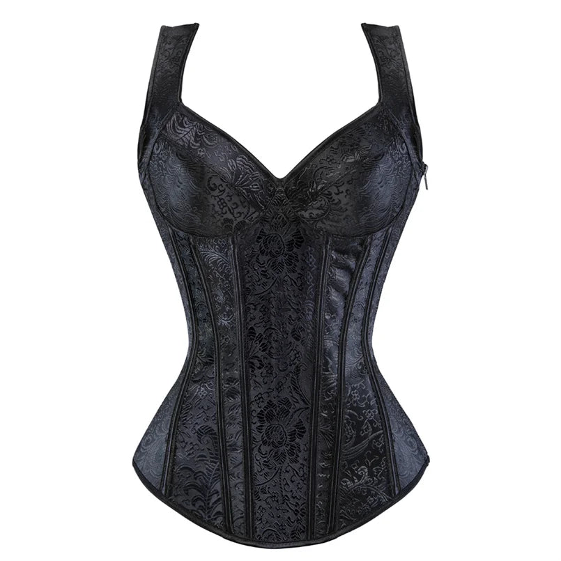 Bellatrix™ | Damer Korselettop med Støttende Bøjler | Justerbar, Formende og Elegant til Festival & Lingeri