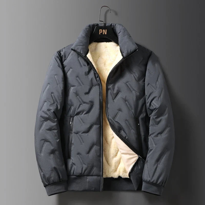 Thorin™ | Foret Herrejakke med Sherpa Fleece | Vatteret og Robust Bombermodel