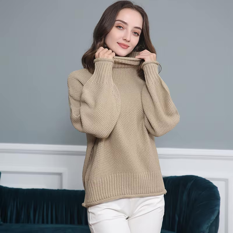 Freya™ | Damer Oversize Striktrøje med Minimalistisk Design og Behagelig Pasform