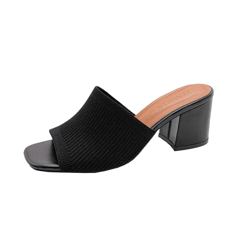 Amélia | Mules Med Blokhæl Damer