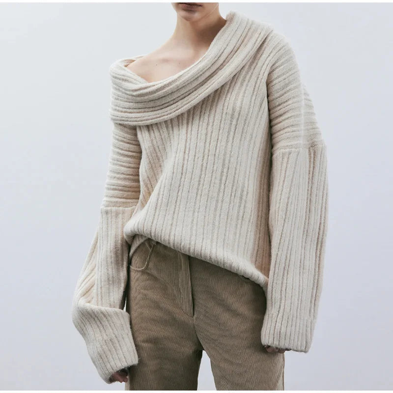 Alessia | Off-Shoulder Striktrøje